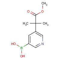 1318768-60-3 [5-(1-methoxy-2-methyl-1-oxopropan-2-yl)pyridin-3-yl]boronic acid chemical structure