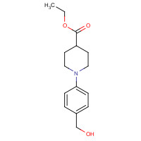 914349-50-1 ethyl 1-[4-(hydroxymethyl)phenyl]piperidine-4-carboxylate chemical structure