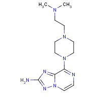 1360612-82-3 8-[4-[2-(dimethylamino)ethyl]piperazin-1-yl]-[1,2,4]triazolo[1,5-a]pyrazin-2-amine chemical structure