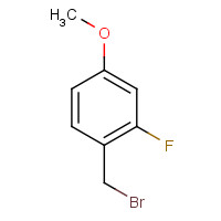 54788-19-1 1-(bromomethyl)-2-fluoro-4-methoxybenzene chemical structure
