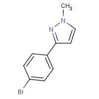 73387-51-6 3-(4-bromophenyl)-1-methylpyrazole chemical structure