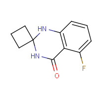 1272756-02-1 5-fluorospiro[1,3-dihydroquinazoline-2,1'-cyclobutane]-4-one chemical structure