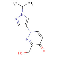 1314389-61-1 3-(hydroxymethyl)-1-(1-propan-2-ylpyrazol-4-yl)pyridazin-4-one chemical structure