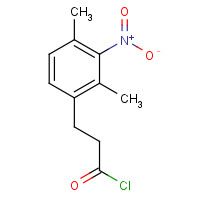 1030025-93-4 3-(2,4-dimethyl-3-nitrophenyl)propanoyl chloride chemical structure