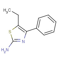 34176-47-1 5-ethyl-4-phenyl-1,3-thiazol-2-amine chemical structure