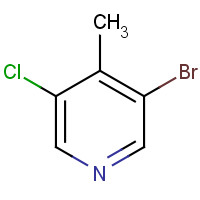 1260010-08-9 3-bromo-5-chloro-4-methylpyridine chemical structure