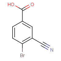 887757-25-7 4-bromo-3-cyanobenzoic acid chemical structure