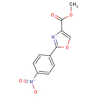 1171126-87-6 methyl 2-(4-nitrophenyl)-1,3-oxazole-4-carboxylate chemical structure