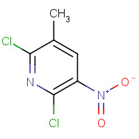 58596-88-6 2,6-dichloro-3-methyl-5-nitropyridine chemical structure