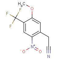 178896-77-0 2-[5-methoxy-2-nitro-4-(trifluoromethyl)phenyl]acetonitrile chemical structure
