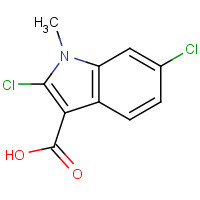 913240-22-9 2,6-dichloro-1-methylindole-3-carboxylic acid chemical structure