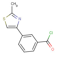 844891-05-0 3-(2-methyl-1,3-thiazol-4-yl)benzoyl chloride chemical structure