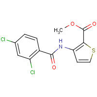424812-72-6 methyl 3-[(2,4-dichlorobenzoyl)amino]thiophene-2-carboxylate chemical structure
