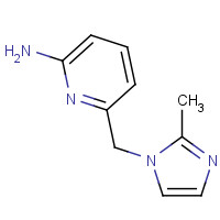 400775-73-7 6-[(2-methylimidazol-1-yl)methyl]pyridin-2-amine chemical structure