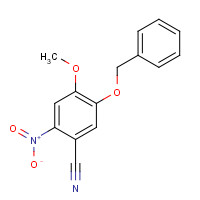 192869-56-0 4-methoxy-2-nitro-5-phenylmethoxybenzonitrile chemical structure