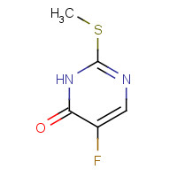 1480-92-8 5-fluoro-2-methylsulfanyl-1H-pyrimidin-6-one chemical structure