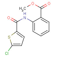 179757-09-6 methyl 2-[(5-chlorothiophene-2-carbonyl)amino]benzoate chemical structure