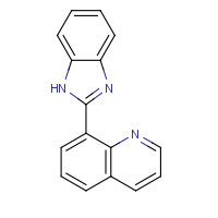 123995-42-6 8-(1H-benzimidazol-2-yl)quinoline chemical structure
