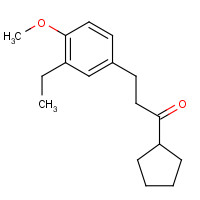749929-11-1 1-cyclopentyl-3-(3-ethyl-4-methoxyphenyl)propan-1-one chemical structure