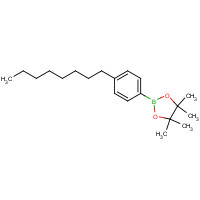 378223-65-5 4,4,5,5-tetramethyl-2-(4-octylphenyl)-1,3,2-dioxaborolane chemical structure