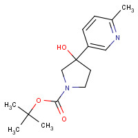 1223392-74-2 tert-butyl 3-hydroxy-3-(6-methylpyridin-3-yl)pyrrolidine-1-carboxylate chemical structure