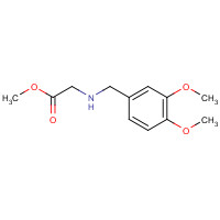 35005-67-5 methyl 2-[(3,4-dimethoxyphenyl)methylamino]acetate chemical structure