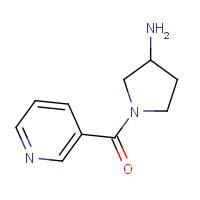 1247665-20-8 (3-aminopyrrolidin-1-yl)-pyridin-3-ylmethanone chemical structure
