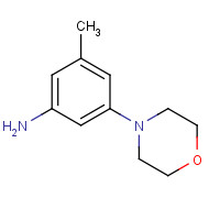 1335496-82-6 3-methyl-5-morpholin-4-ylaniline chemical structure