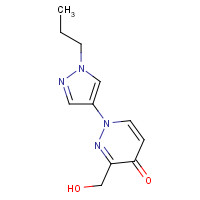 1314397-88-0 3-(hydroxymethyl)-1-(1-propylpyrazol-4-yl)pyridazin-4-one chemical structure