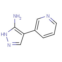 40545-68-4 4-pyridin-3-yl-1H-pyrazol-5-amine chemical structure