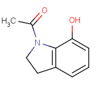 4770-36-9 1-(7-hydroxy-2,3-dihydroindol-1-yl)ethanone chemical structure