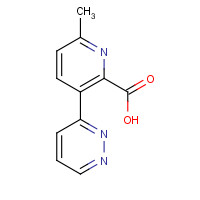 1228431-03-5 6-methyl-3-pyridazin-3-ylpyridine-2-carboxylic acid chemical structure