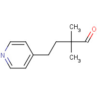 28487-19-6 2,2-dimethyl-4-pyridin-4-ylbutanal chemical structure