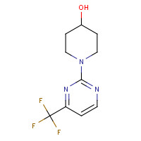 401930-07-2 1-[4-(trifluoromethyl)pyrimidin-2-yl]piperidin-4-ol chemical structure