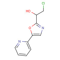 945414-96-0 2-chloro-1-(5-pyridin-2-yl-1,3-oxazol-2-yl)ethanol chemical structure