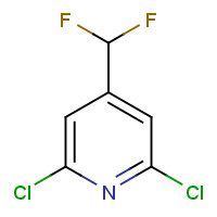 1201675-01-5 2,6-dichloro-4-(difluoromethyl)pyridine chemical structure