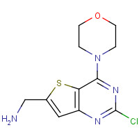 956387-98-7 (2-chloro-4-morpholin-4-ylthieno[3,2-d]pyrimidin-6-yl)methanamine chemical structure