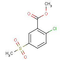 151104-30-2 methyl 2-chloro-5-methylsulfonylbenzoate chemical structure