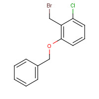 1253188-18-9 2-(bromomethyl)-1-chloro-3-phenylmethoxybenzene chemical structure