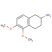 21489-50-9 5,6-dimethoxy-1,2,3,4-tetrahydronaphthalen-2-amine chemical structure