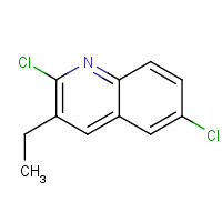 1031927-99-7 2,6-dichloro-3-ethylquinoline chemical structure