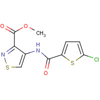 929214-76-6 methyl 4-[(5-chlorothiophene-2-carbonyl)amino]-1,2-thiazole-3-carboxylate chemical structure