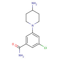 1039022-12-2 3-(4-aminopiperidin-1-yl)-5-chlorobenzamide chemical structure