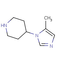 1269429-32-4 4-(5-methylimidazol-1-yl)piperidine chemical structure