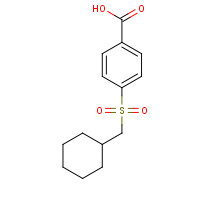 32910-61-5 4-(cyclohexylmethylsulfonyl)benzoic acid chemical structure