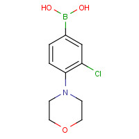 1426246-59-4 (3-chloro-4-morpholin-4-ylphenyl)boronic acid chemical structure