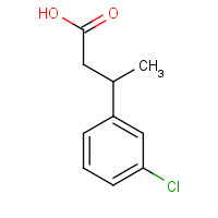 1226163-60-5 3-(3-chlorophenyl)butanoic acid chemical structure