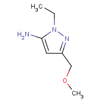 1224887-96-0 2-ethyl-5-(methoxymethyl)pyrazol-3-amine chemical structure
