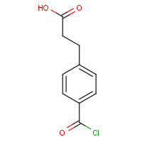 1390642-73-5 3-(4-carbonochloridoylphenyl)propanoic acid chemical structure