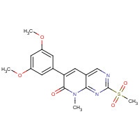 1538605-01-4 6-(3,5-dimethoxyphenyl)-8-methyl-2-methylsulfonylpyrido[2,3-d]pyrimidin-7-one chemical structure